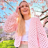 Hexagon Crochet Cardigan