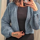Hexagon Crochet Cardigan