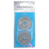 Milward 45mm Rotary Cutter - Blades 2 pack