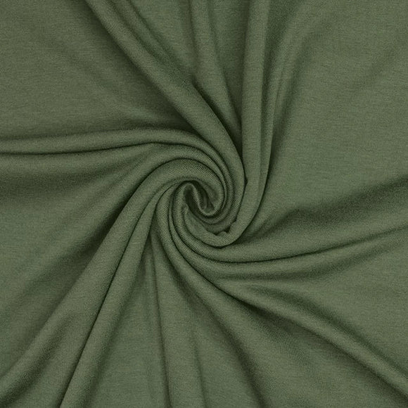 Viscose Jersey - Plain Khaki