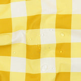Coated Cotton- Gingham (Yellow)