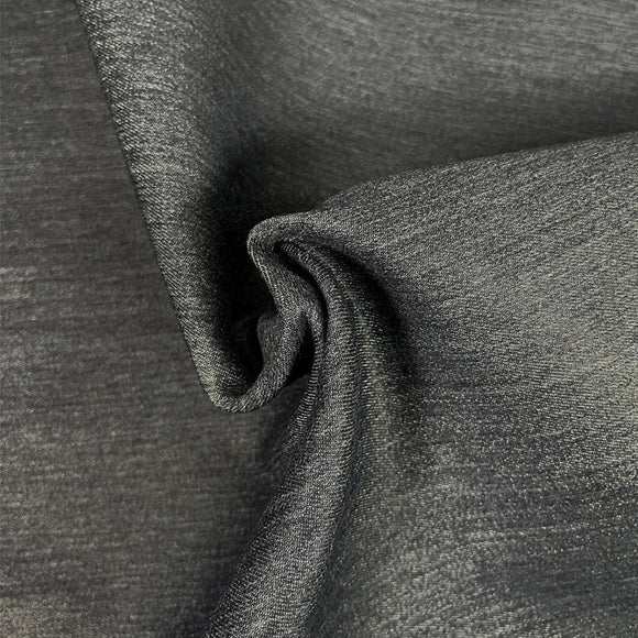 Yarn Dyed Stretch Denim - Black