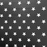 Black Stars cotton poplin