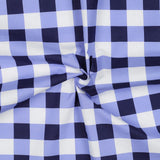 Coated Cotton- Gingham (Blue)