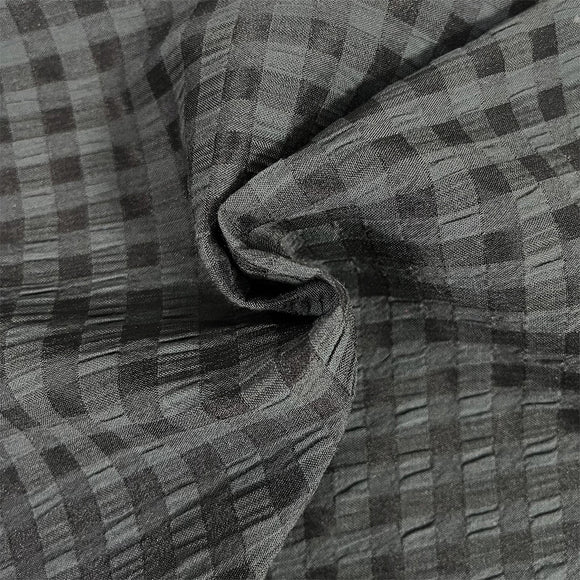 Cotton Blend Waffle- Black