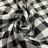 Yarn Dyed Gingham- Black