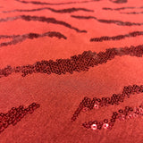 Viscose Jersey - Sequin Red (1.9m Piece)