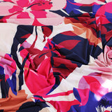 Abstract Flowers Jersey Elastique