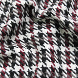 Dogtooth Check Wool Blend