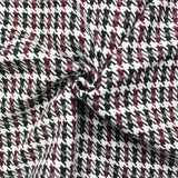 Dogtooth Check Wool Blend