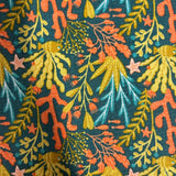 Rainbow Coral Printed Cotton