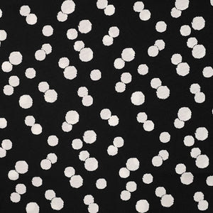 Viscose-  Black Polka Dot