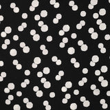 Viscose-  Black Polka Dot