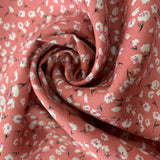 Viscose - Dainty Floral (Dusky Pink)