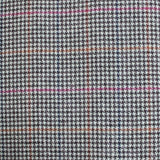Houndstooth Tartan Wool Blend