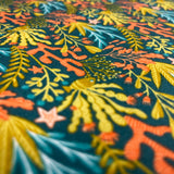 Rainbow Coral Printed Cotton