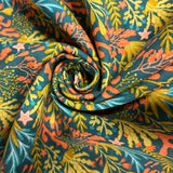Rainbow Coral Printed Cotton