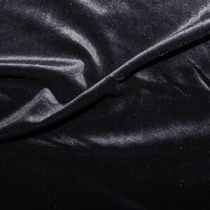 Stretch Velvet- Black