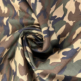 Camo (Brown) cotton poplin