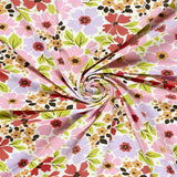 Cotton Jersey Bright Floral