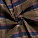 Coating Tartan Wool Blend