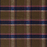 Coating Tartan Wool Blend