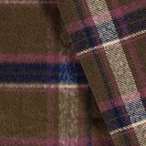 Coating Tartan Wool Blend