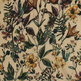 Viscose Blend - Autumn Meadow Satin Floral