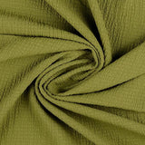Viscose Blend Waffle- Green