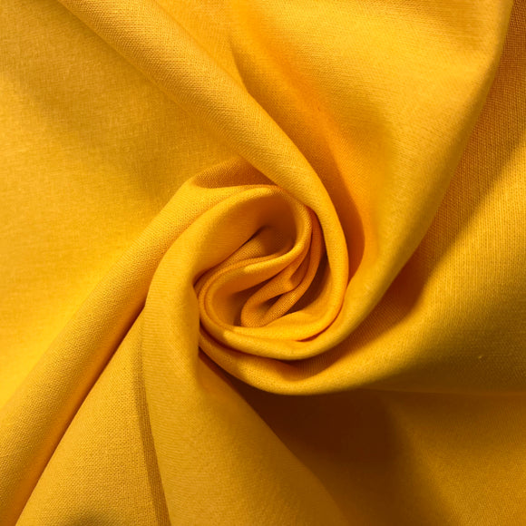 Plain Yellow 100% Cotton