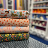 Rainbow Coral Printed Cotton