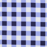 Coated Cotton- Gingham (Blue)