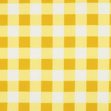 Coated Cotton- Gingham (Yellow)