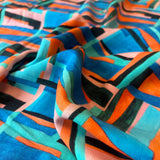 Viscose - Abstract Geometric (0.65m piece)