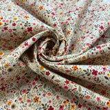 Meadow Floral Cotton Poplin (Cream)