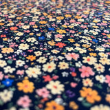 Meadow Floral Cotton Poplin (Navy)