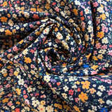 Meadow Floral Cotton Poplin (Navy)