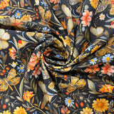 Butterfly Floral Cotton Poplin