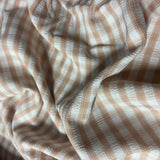 Viscose Blend Crinkle Gingham
