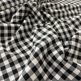 Yarn Dyed Gingham- Black