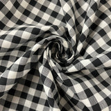 Yarn Dyed Gingham- Black