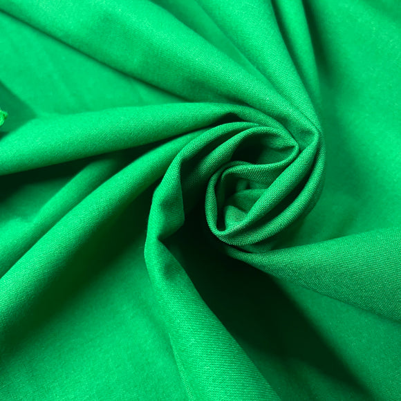 Plain Emerald 100% Cotton