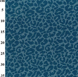 Leopard Denim Jacquard (Mid Blue)