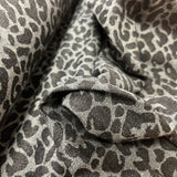 Leopard Denim Jacquard (Black)