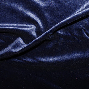 Stretch Velvet- Navy