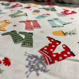 In the Garden 'Wellingtons' Printed Cotton