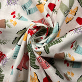 In the Garden 'Wellingtons' Printed Cotton