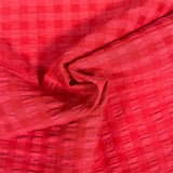 Cotton Blend Waffle- Red