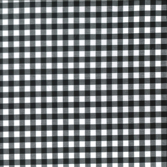 Yarn Dyed Gingham- Black