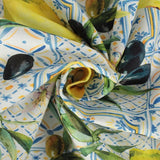Lemons Printed Canvas Fabric